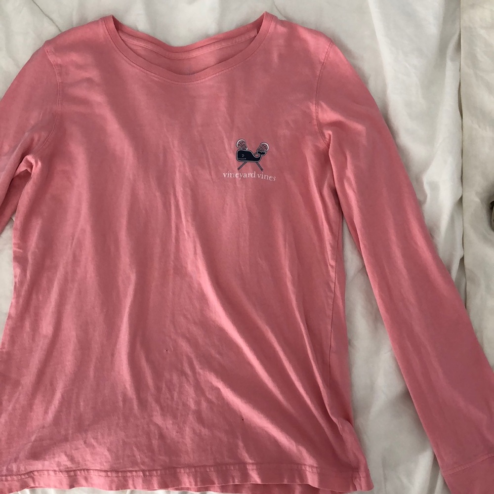 Vineyard vines long sleeve lacrosse shirt